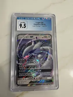 Pokemon Lugia GX Lost Thunder 159/214 Ultra Rare Holo CGC 9.5 Card - Image 1