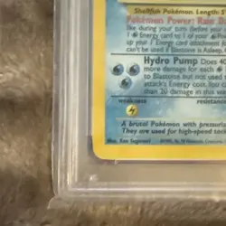 Pokemon TCG Blastoise Base Set 2 Holo Rare PSA 9 #2/130 2000 English - Image 4
