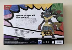 Pokemon TCG Mega Lucario Premium Poster Collection Ascended Heroes PRESALE 3/26 - Image 2