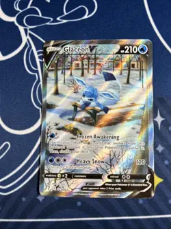 Glaceon v Evolving Skies Card 175/203 Pokemon TCG Sword & Shield Alt Art NM - Image 3