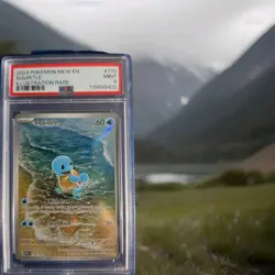 2023 POKEMON MEW EN-151 ILLUSTRATION RARE #170 SQUIRTLE PSA 9 - Image 1