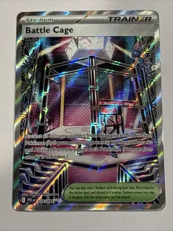 Battle Cage 116/094 Me02: Phantasmal Flames Holo Pokemon TCG NM - Image 1
