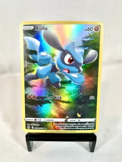 Pokemon TCG Riolu GG26/GG70 Crown Zenith Galarian Gallery Ultra Rare Full Art - Image 1