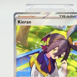 Pokemon TCG Kieran 206/167 Twilight Masquerade Full Art Trainer NM - Image 2
