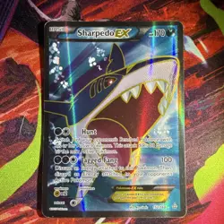 Pokemon TCG Sharpedo EX XY Primal Clash 152/160 Ultra Rare Full Art Holo 170 HP - Image 1