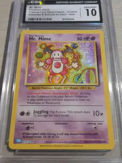 Mr Mime 013/034 CGC 10 Pokemon TCG Classic Holo 2023 - Image 2