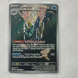 Pokemon Clawitzer Illustration Rare Holo Me01 Mega Evolution 141/132 HP 130 - Image 1