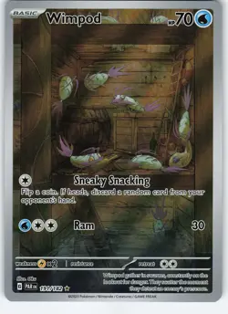 Wimpod - 191/182 Illustration Rare Holo SV04: Paradox Rift NM Pokemon - Image 1