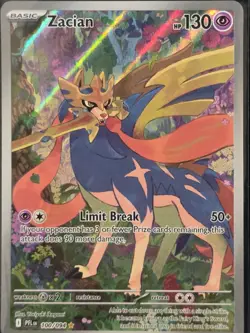 2025 Pokemon Phantasmal Flames Zacian Illustration Rare #100/094 - Image 1