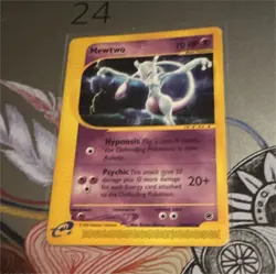 Pokemon Mewtwo 56/165 Expedition Base Set 2002 Rare - Image 1