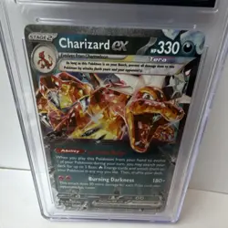Pokemon Charizard ex Double Rare Holo CGC 10 SV: Paldean Fates 054/091 HP 330 - Image 2
