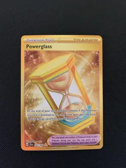 Pokemon Powerglass 097/064 Sv: Shrouded Fable Hyper Rare Holo Trainer Full Art - Image 1