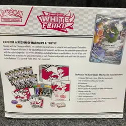 POKEMON TCG: Scarlet & Violet White Flare Elite Trainer Box, Sealed Box is Worn - Image 2