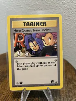 Pokemon TCG: Here Comes Team Rocket! 1st Edition 71/82 Team Rocket 2000 - LP/MP - Image 1