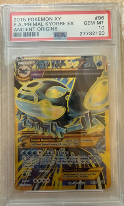 Pokemon Primal Kyogre EX #96 Ancient Origins PSA 10 Gem Mint New Cert - Image 1