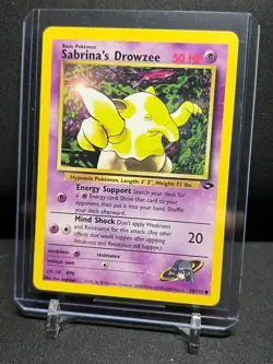 Sabrina's Drowzee 95/132 Pokemon 2000 Gym Challenge LP - Image 1