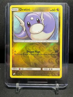 Dratini 116/181 Reverse Holo Pokemon 2019 S&M Team Up LP - Image 1