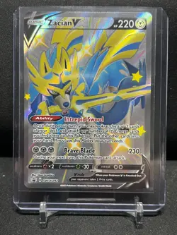 Zacian V SWSH292 Black Star Promo Pokemon 2023 Sword & Shield NM - Image 1