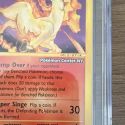 Pokemon Rapidash Black Star Promo CGC Gem Mint 10 51/53 Pokemon Center NY 2002 - Image 3