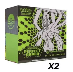 Mega Evolution Perfect Order Pokemon Center 2 Elite Trainer Box ETB PRESALE 3/27 - Image 1