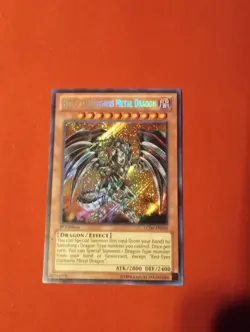 Yugioh - Red-Eyes Darkness Metal Dragon LCJW-EN050 1st Secret Rare Light Played - Image 1