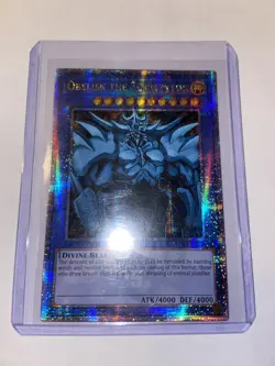 Yu-Gi-Oh! Obelisk the Tormentor Effect Quarter Century Secret Rare Holo LC01-EN - Image 1