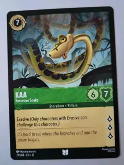 Disney Lorcana TCG - Whispers In The Well: Kaa (079/204) - Uncommon - Near Mint - Image 1
