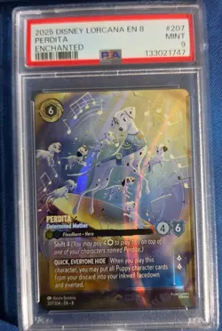 Disney Lorcana - Determined Mother - Perdita Floodborn Hero Holo 207/204 pas 9 - Image 1