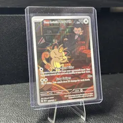 Pokemon Destined Rivals Team Rocket's Meowth #203/182 - Image 2