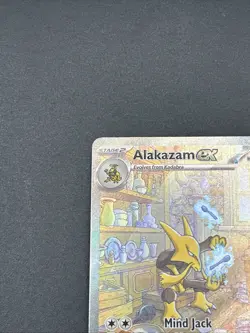 Pokemon Alakazam ex 201/165 Scarlet & Violet 151 Special Illustration Rare - Image 4