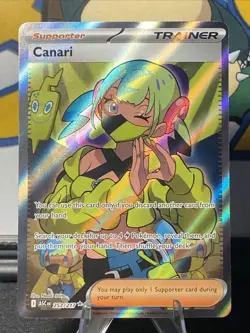 Pokemon TCG Canari 257/217 Me: Ascended Heroes Full Art Ultra Rare Holo - Image 1
