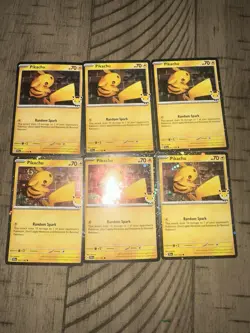 Pikachu Promo 30th Anniversary Pokemon Day 6x - Image 1
