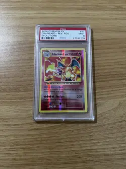 Pokemon TCG Charizard 2016 Reverse Holo Card 11/108 XY: Evolutions PSA 9 - Image 1