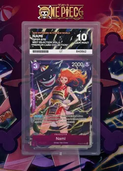 Nami OP09-070 ONE PIECE CCG TCG - Best Selection Vol. 4) ACE 10 (GENGAR) - Image 1