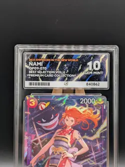 Nami OP09-070 ONE PIECE CCG TCG - Best Selection Vol. 4) ACE 10 (GENGAR) - Image 3