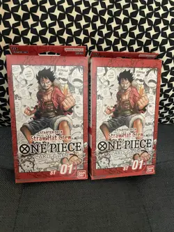 ONE PIECE TCG STRAW HAT CREW STARTER DECK ST-01 English Brand New Sealed (2) - Image 1
