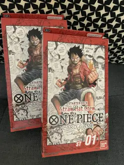ONE PIECE TCG STRAW HAT CREW STARTER DECK ST-01 English Brand New Sealed (2) - Image 2