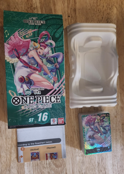 One Piece Starter Deck ST-16 Uta Green Deck Only English - No PRB Pack - Image 1