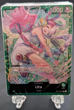 ONE PIECE TCG: Uta (Green) Starter Deck (ST-16) **NO PRB PACK* - Image 2