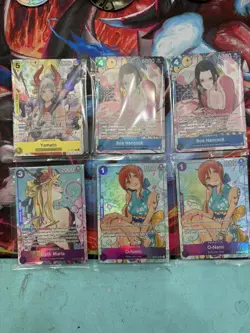 One Piece Illustration Box Vol 1 &Vol 2 SEALED PROMO Nami Hancock Maria & Yamato - Image 1