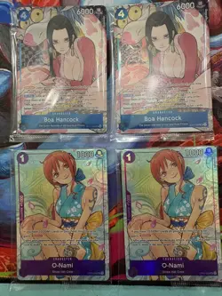 One Piece Illustration Box Vol 1 &Vol 2 SEALED PROMO Nami Hancock Maria & Yamato - Image 4