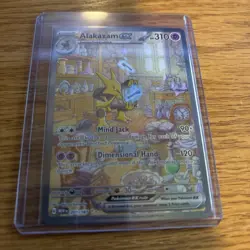 Pokemon TCG Alakazam EX 151 Holo Card Scarlet & Violet 201/165 - Image 1