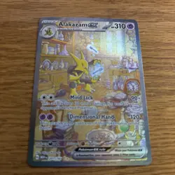 Pokemon TCG Alakazam EX 151 Holo Card Scarlet & Violet 201/165 - Image 3