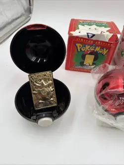 Pokemon Cards Set of 3 23K Gold Plated Burger King 1999 1 Sealed Nintendo - Image 3