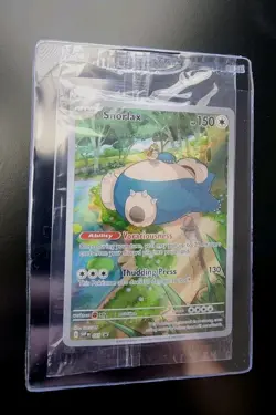 POKEMON SCARLET AND VIOLET SNORLAX PROMO CARD SVP 051 BLACK STAR NEW SEALED - Image 1