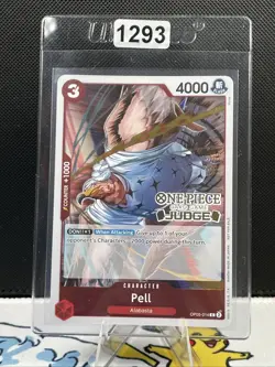 Pell Judge Pack Vol. 3 Foil Stamped One Piece Promo Card OP05-014 (1293) - Image 1