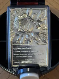 Pokemon Pokeball Poliwhirl BK Ball Gold Plated Trading Card Limited Edition 1999 - Image 2