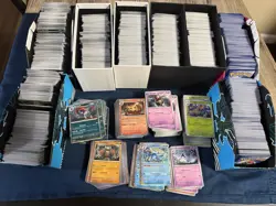 Pokemon Bulk Lot White Flare 4500+ Near Mint NM Common Uncommon Holo Rare Cards - Image 1