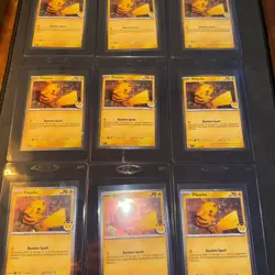 9x Pikachu 051/162 30th Anniversary Pokemon Promo Card - Image 1