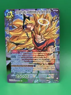 BT22-135 SPR SS3 Son Goku Premonitions Bandai Dragon Ball Super Card Game Foil - Image 2